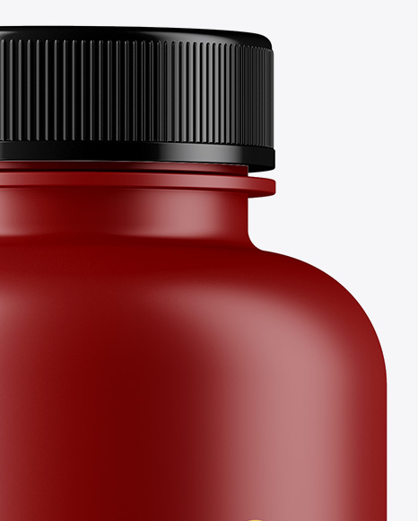 Matte Pills Bottle Mockup PSD #1