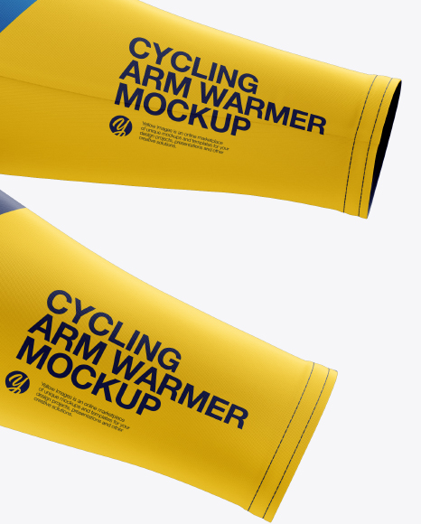 Download Cycling Arm Warmers mockup (Right Side View) in Apparel ...