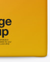 Carton Package with Straw Mockup - Front View
