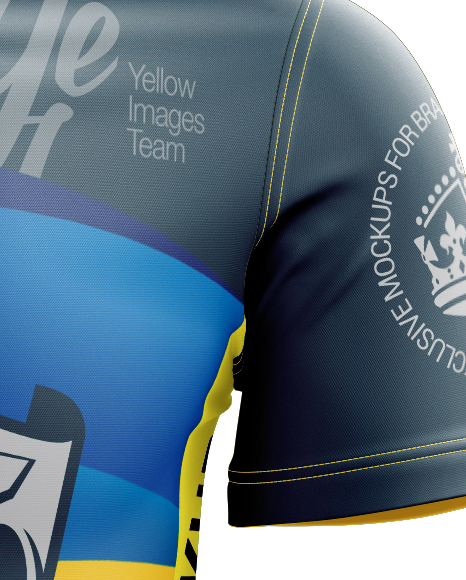 Download Men S Full Cycling Kit Mockup Front View In Apparel Mockups On Yellow Images Object Mockups PSD Mockup Templates