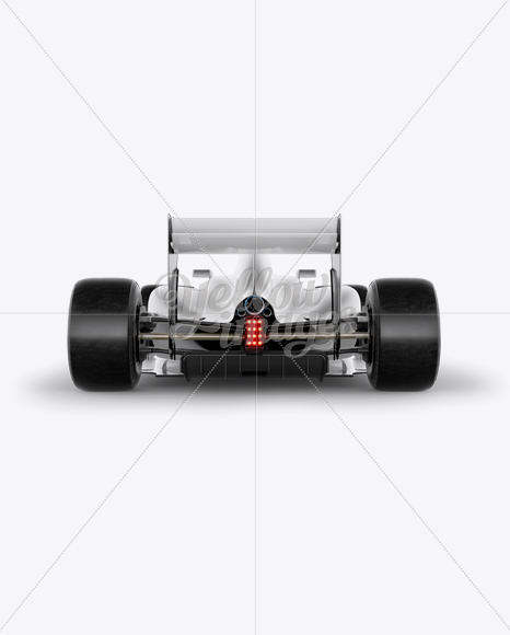 Download Formula One Car Mockup Front View In Vehicle Mockups On Yellow Images Object Mockups PSD Mockup Templates