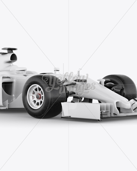 Download 2017 Formula 1 Car Mockup Half Side View High Angle Shot In Vehicle Mockups On Yellow Images Object Mockups PSD Mockup Templates