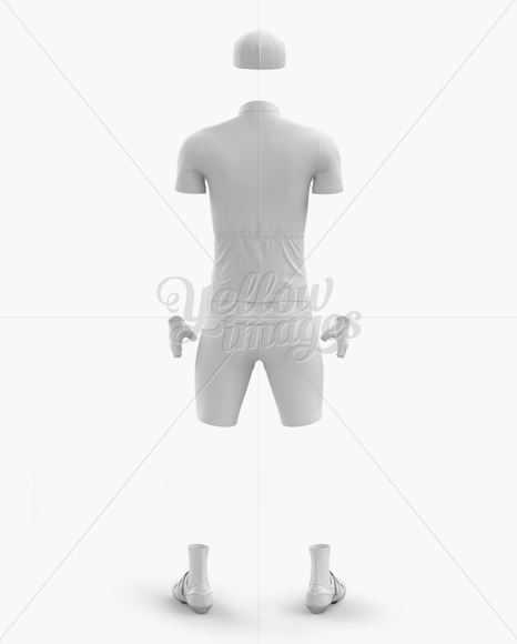 Download Men S Full Cycling Kit With Cooling Sleeves Mockup Front View In Apparel Mockups On Yellow Images Object Mockups