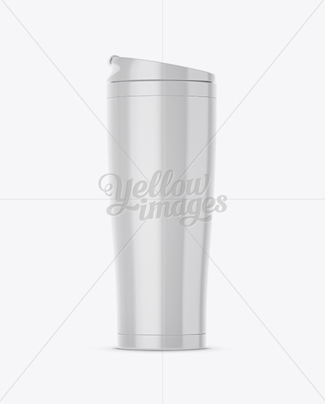 Download Clear Plastic Thermo Cup Mockup In Object Mockups On Yellow Images Object Mockups PSD Mockup Templates