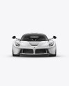 Super Car Mockup - Front View