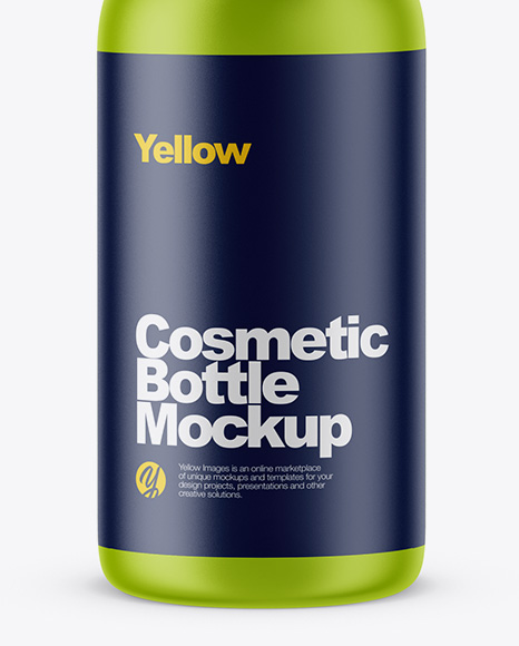 Matte Сosmetic Bottle Mockup PSD #1