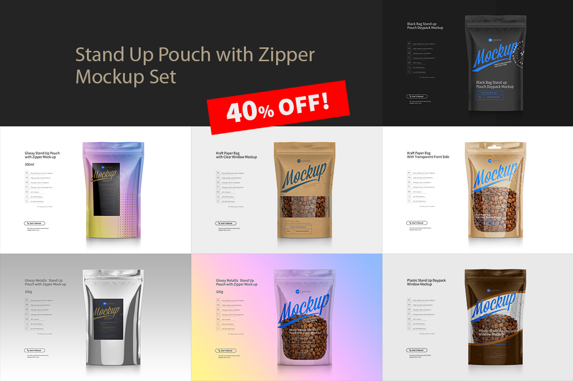 Download Standing Pouch Free Packaging Mockup Psd Yellowimages