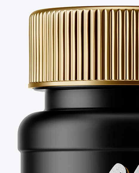 Matte Plastic Pills Bottle Mockup PSD #2