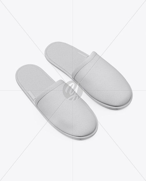 Download Home Slippers Front View High Angle Shot - Free PSD ...