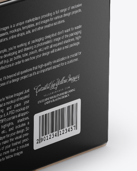 Closed Box Mockup PSD #1