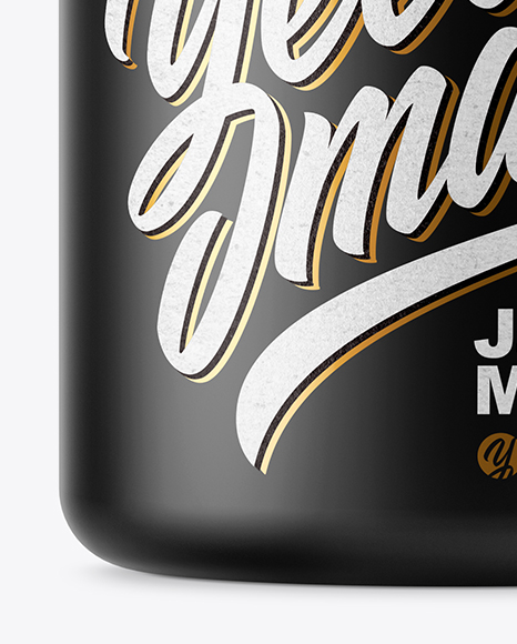 Matte Plastic Jar Mockup PSD #6