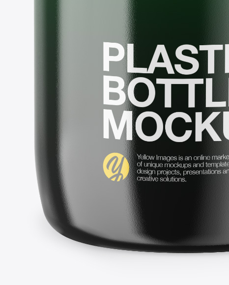 Glossy Bottle Mockup PSD #1