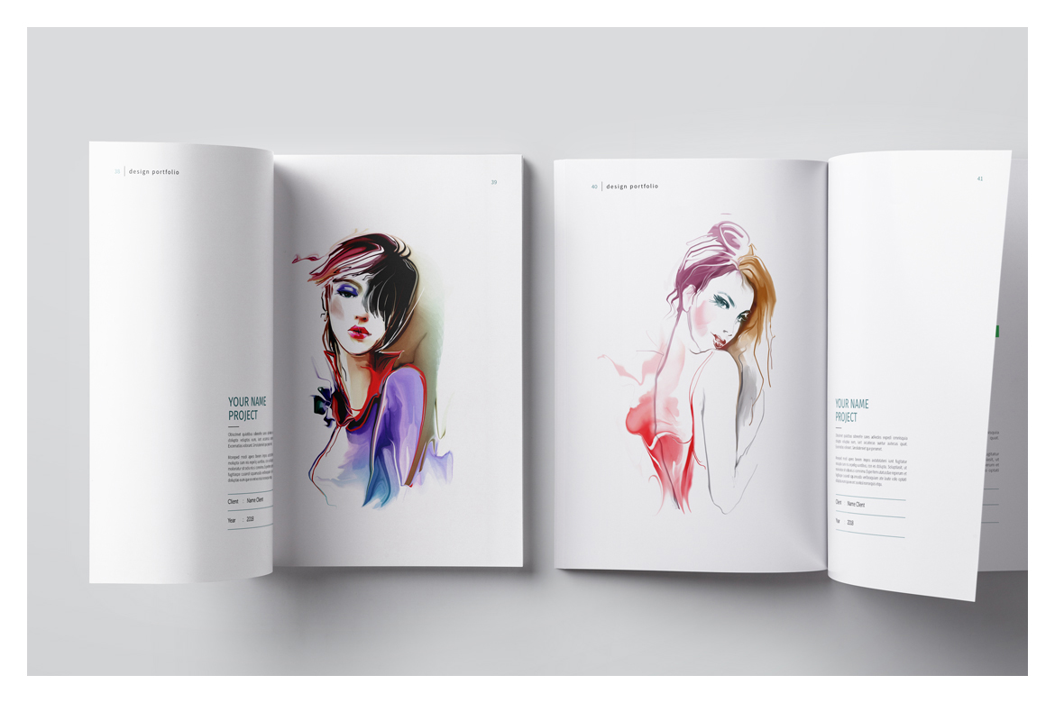 Fashion Design Portfolio Template Bxesandiego