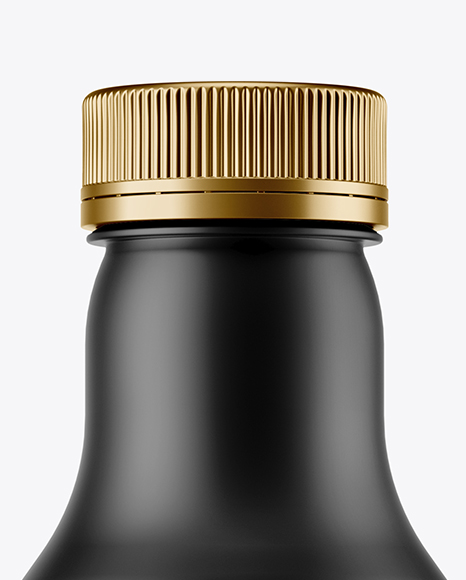 Matte Plastic Bottle Mockup PSD #2