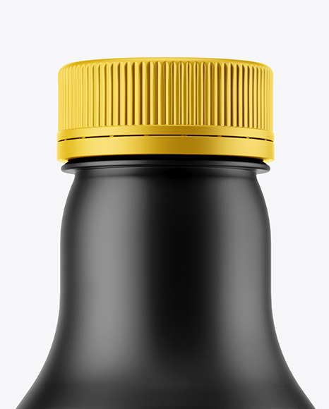 Matte Plastic Bottle Mockup PSD #1