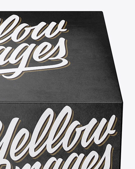 Textured Paper Box Mockup PSD #1