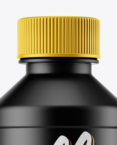 Matte Plastic Bottle Mockup PSD #1