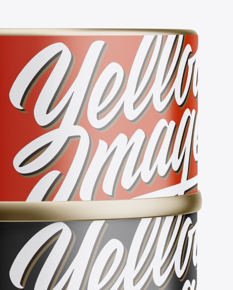 Two Tin Cans Mockup PSD #2