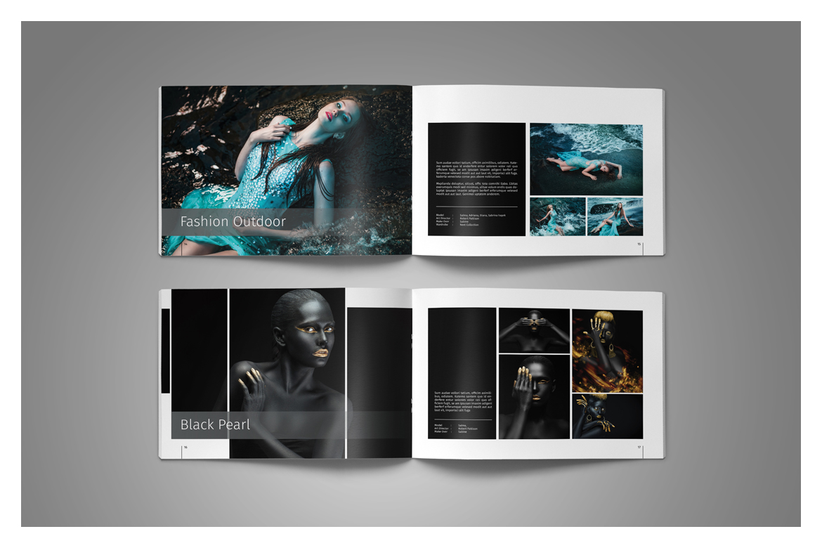 Photo Album Template on Yellow Images Creative Store Photo Album Template on Yellow Images Creative Store
