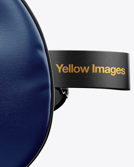 Download Silk Sleep Mask Mockup Front View In Object Mockups On Yellow Images Object Mockups