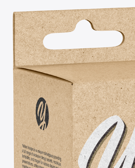 Kraft Box Mockup PSD #2