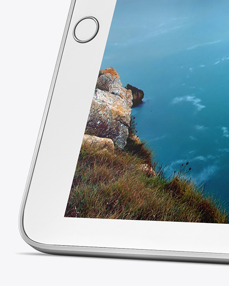 Horizontal iPad Mockup - Half Side View in Device Mockups ...