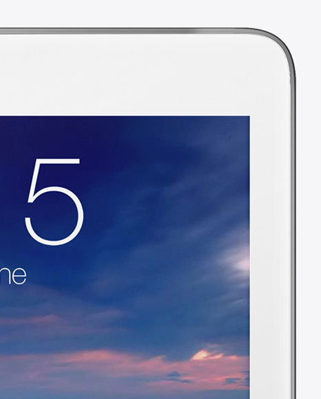 Vertical iPad Mockup - Front View