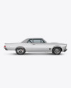 Muscle Car Mockup - Side View