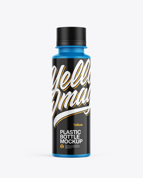 Matte Plastic Bottle Mockup PSD #6