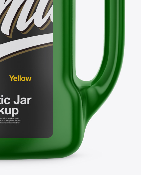 Plastic Bottle Mockup PSD #1