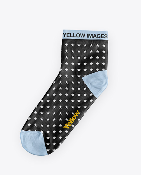 Download Socks Mockup In Apparel Mockups On Yellow Images Object Mockups PSD Mockup Templates