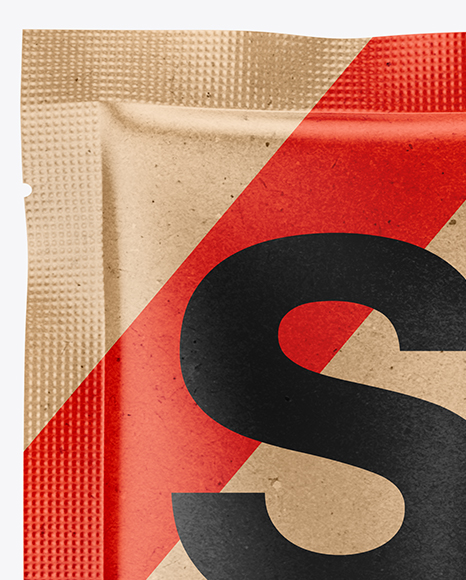 Kraft Sachet Mockup PSD #6