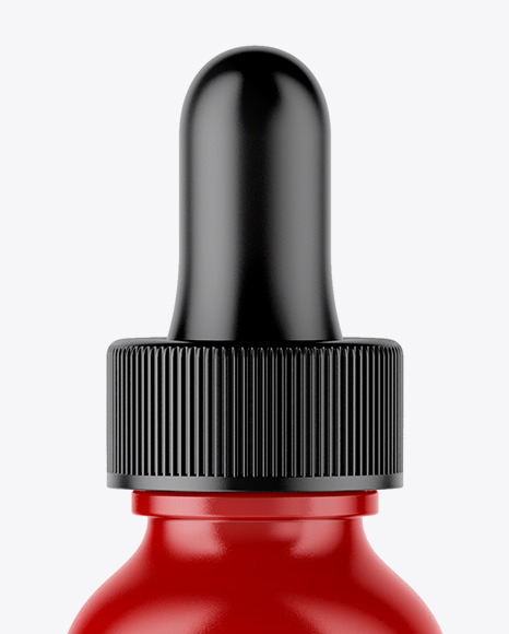 Glossy Dropper Bottle Mockup PSD #2