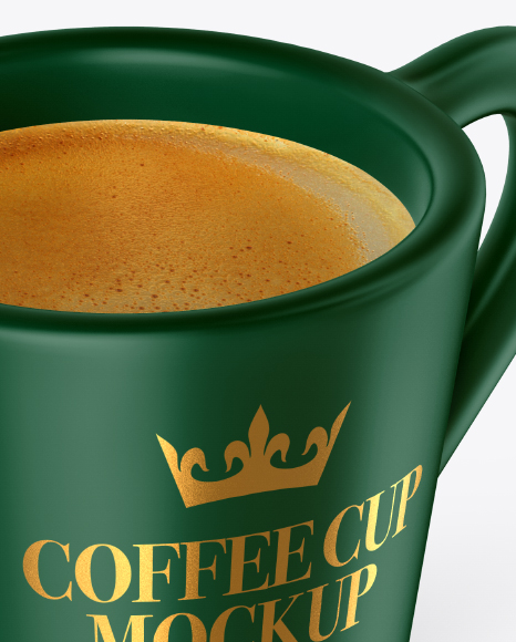 Download Matte Coffee Cup Mockup In Cup Bowl Mockups On Yellow Images Object Mockups PSD Mockup Templates