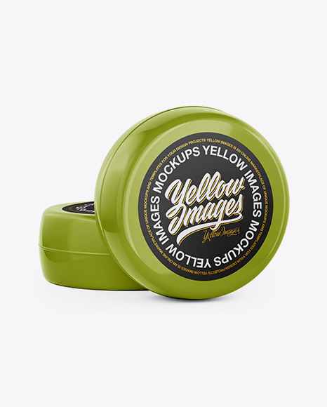 Two Marble Cheese Wheels Mockup