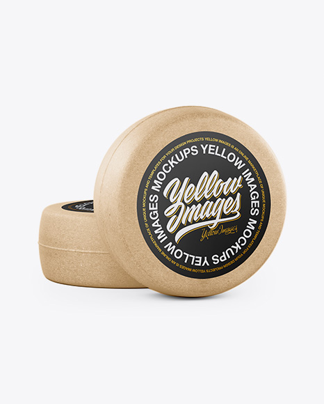 Two Marble Cheese Wheels Mockup PSD #1