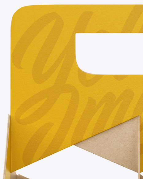 Matte Coffee Cup Holder Mockup In Packaging Mockups On Yellow Images Object Mockups