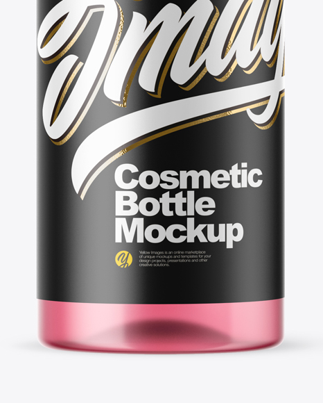 Cosmetic Bottle Mockup PSD #1