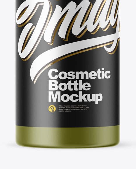 Matte Cosmetic Bottle Mockup PSD #4