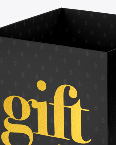 Paper Box Mockup PSD #6