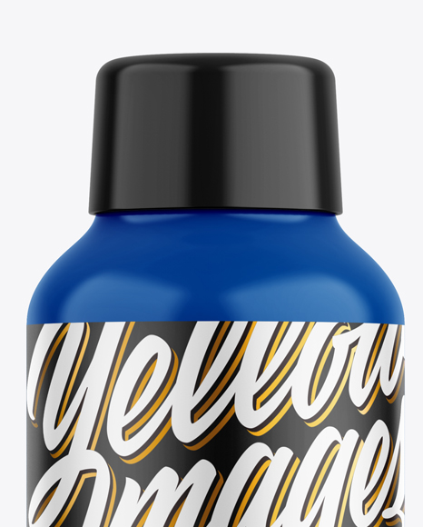 Glossy Plastic Bottle Mockup PSD #2