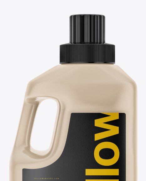 Download Clear Detergent Bottle Psd Mockup Yellowimages