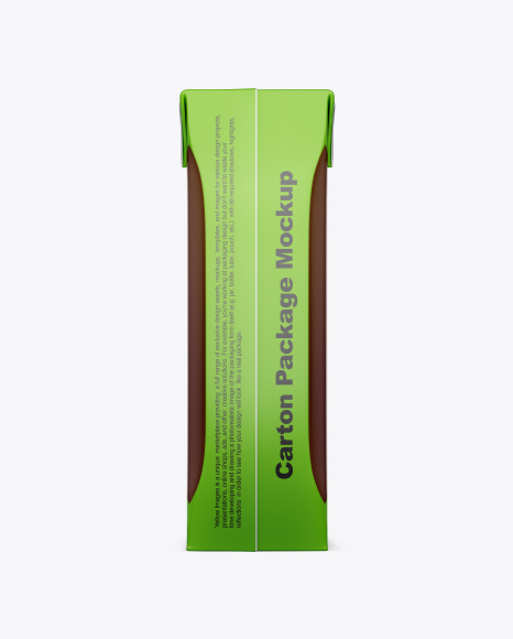 Matte Carton Package Mockup PSD #1