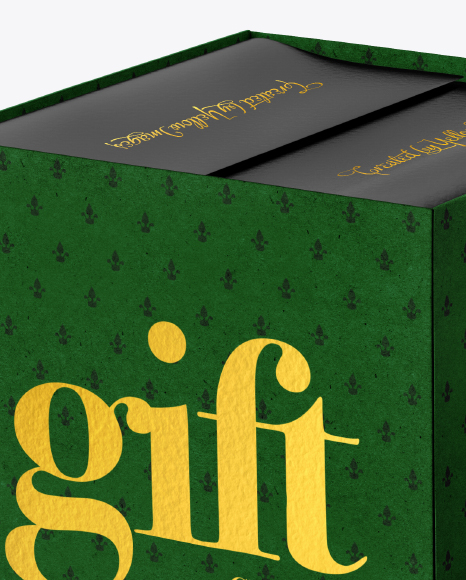 Kraft Box Mockup PSD #2