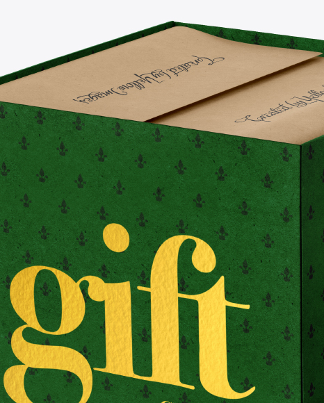 Kraft Box Mockup PSD #1