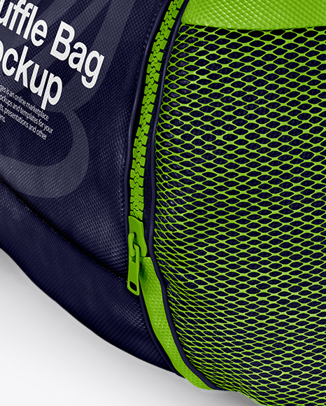 Download Duffle Bag Half Side View In Apparel Mockups On Yellow Images Object Mockups