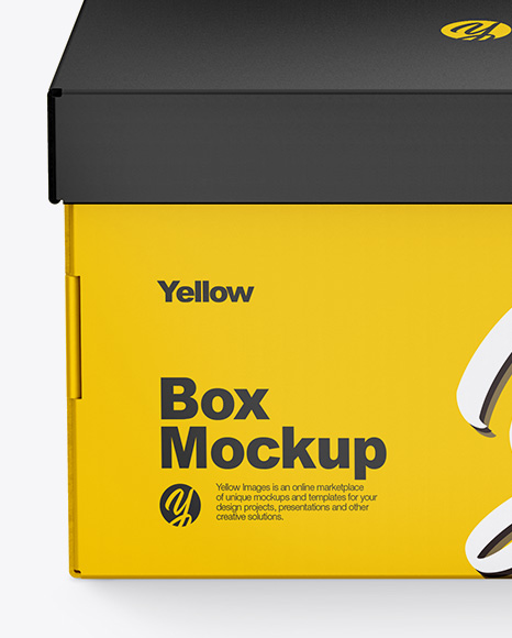 Matte Paper Box Mockup PSD #2