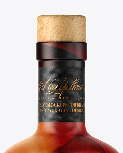 Ceramic Bottle with Wax Mockup PSD #6