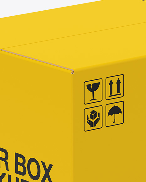 Paper Box Mockup PSD #2