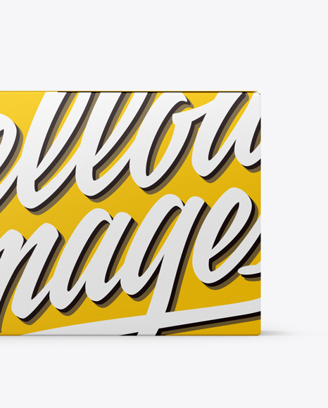 Matte Box Mockup PSD #1